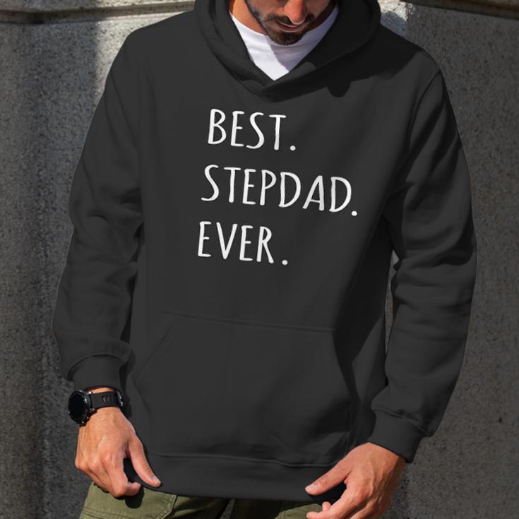 Best Stepdad Ever Capital Letter Step Dad Men Hoodie