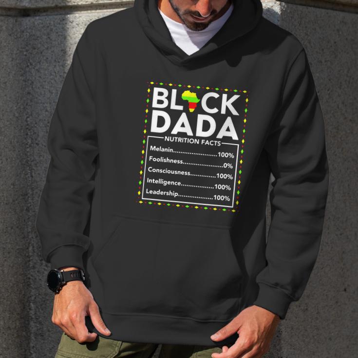 Black Dada Nutritional Facts King Dad Juneteenth 1865 Men Hoodie