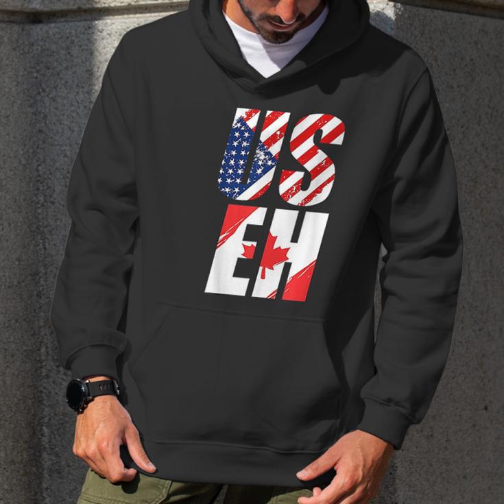 Canadian Flag American Usa Useh Canada Men Hoodie