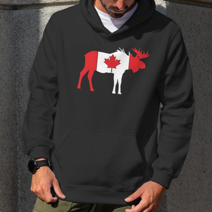 Canadian Flag Moose Maple Leaf Canada Men Hoodie