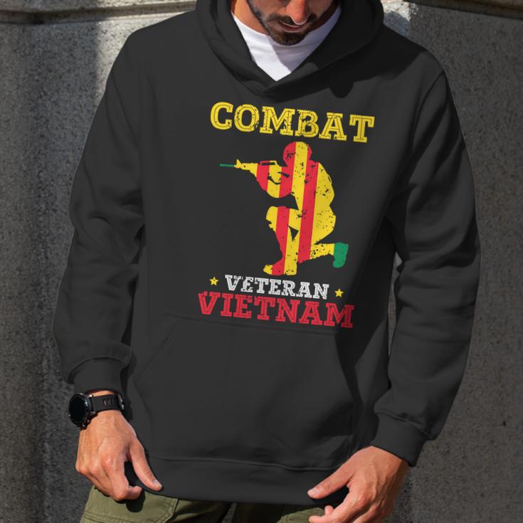 Combat Veteran Vietnam Us Army Veteran Day Army Graphic Design Printed Casual Daily Basic Men Hoodie