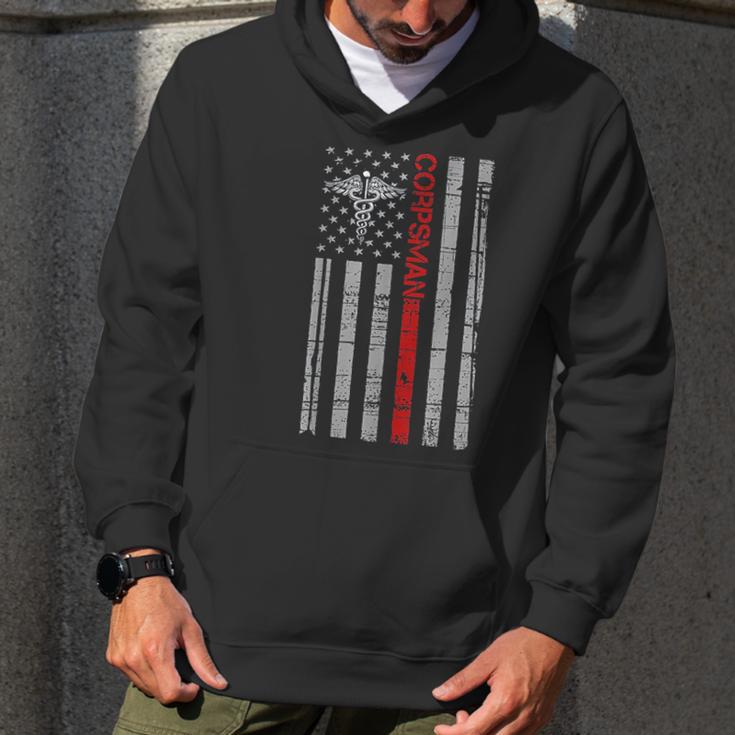 Corpsman Gift 8404 Flag Title Doc Gift For Corpsman Men Hoodie