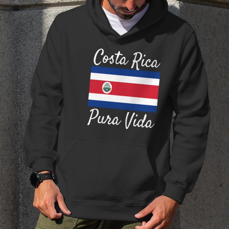 Costa Rica Pura Vida T-Shirt Beautiful National Flag Tee Men Hoodie