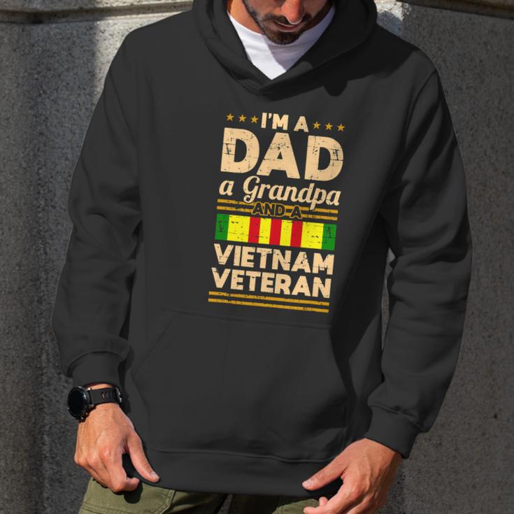 Dad Grandpa Vietnam Veteran Vintage Graphic Design Printed Casual Daily Basic Men Hoodie