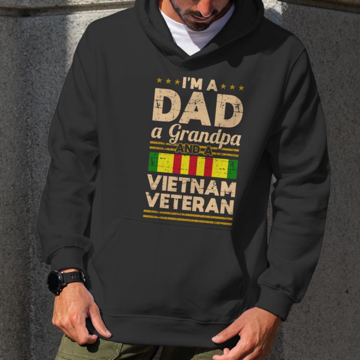 Dad Grandpa Vietnam Veteran Vintage Gift Mens Gift Great Gift Graphic Design Printed Casual Daily Basic Men Hoodie