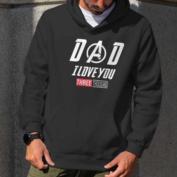 Dad I Love You 3000 Endgame Superhero Men Hoodie