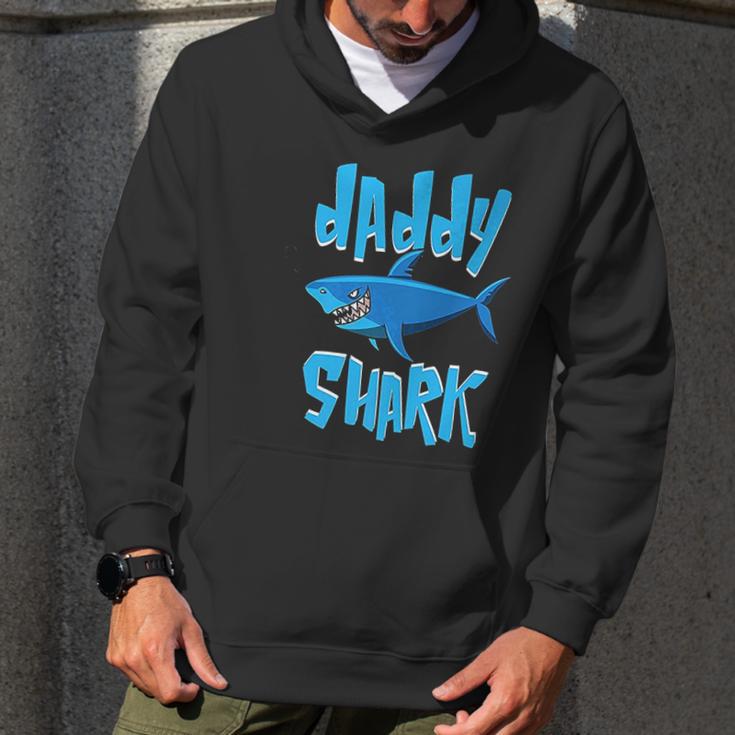 Daddy Shark Cute Papa Loves Sharks Men Hoodie