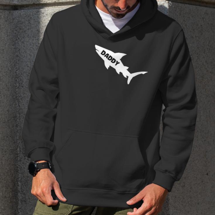 Daddy Shark Shirt Shark Family Costume Fathers Day Gifts Men Hoodie