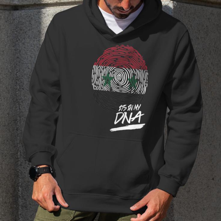 It Is In My Dna Syria Baby Proud Country Flag Men Hoodie