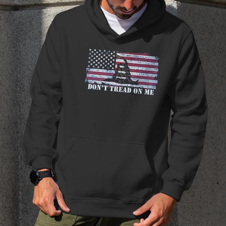 Dont Tread On Me Flag Men Hoodie