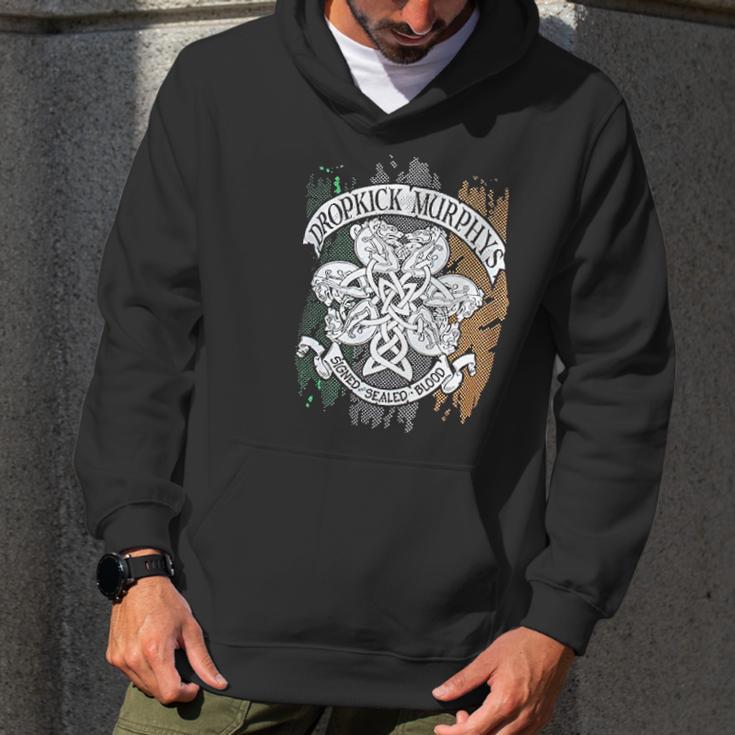 Dropkick Murphys Mens Knotwork Flag Men Hoodie