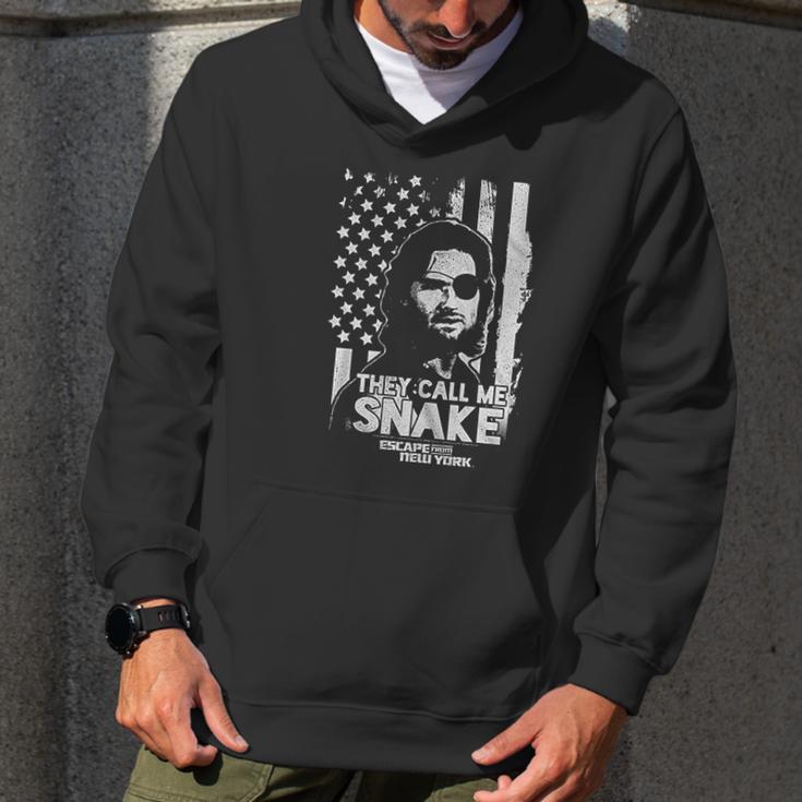 Escape From New York Snake Flag Men Hoodie