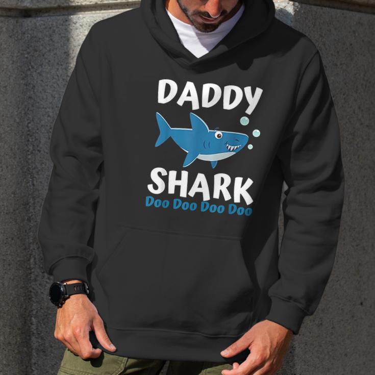 Fathers Day Daddy Shark Doo Doo Men Hoodie