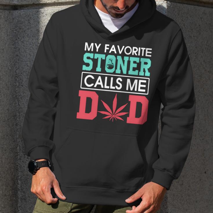 My Favorite Stoner Calls Me Dad Weed Shirtsn Men Hoodie