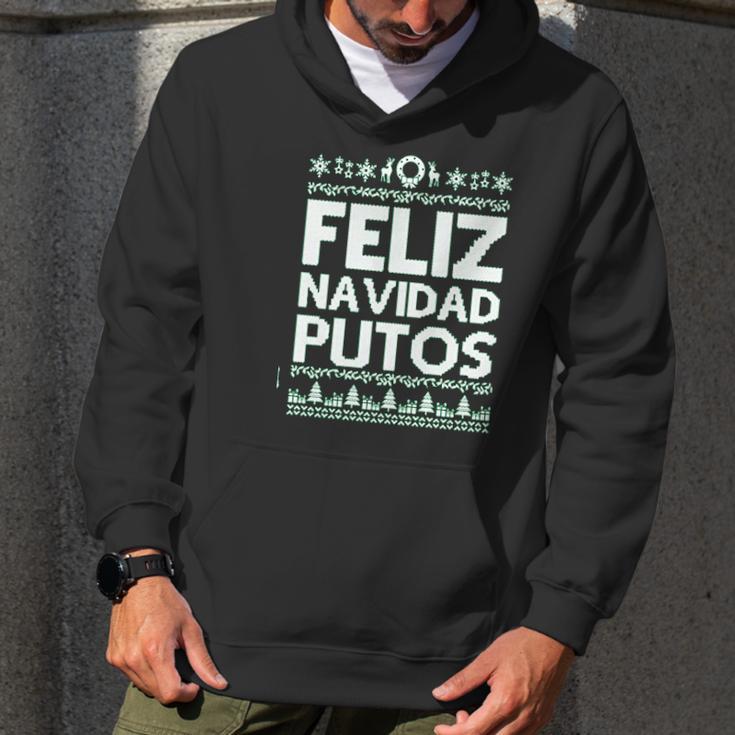 Feliz Navidad Putos Green Men Hoodie