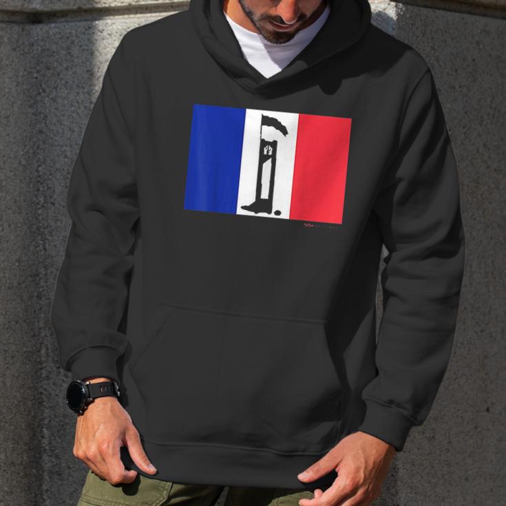 French Flag Guillotine France Paris Bastille Day Men Hoodie