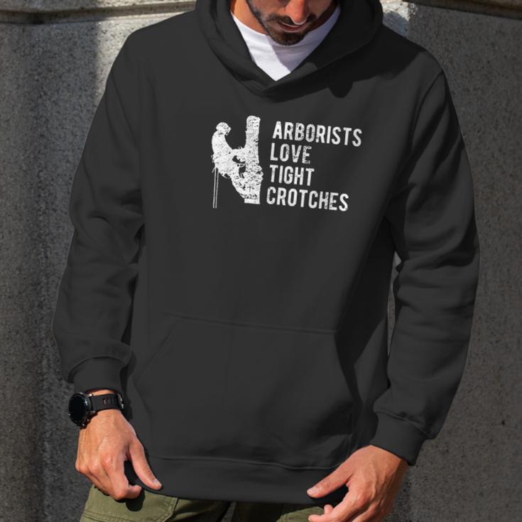 Funny Arborist Father Day Tree Climber Gift Men Hoodie