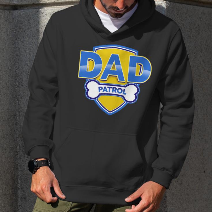 Funny Dad Patrol Dog Dad Men Hoodie