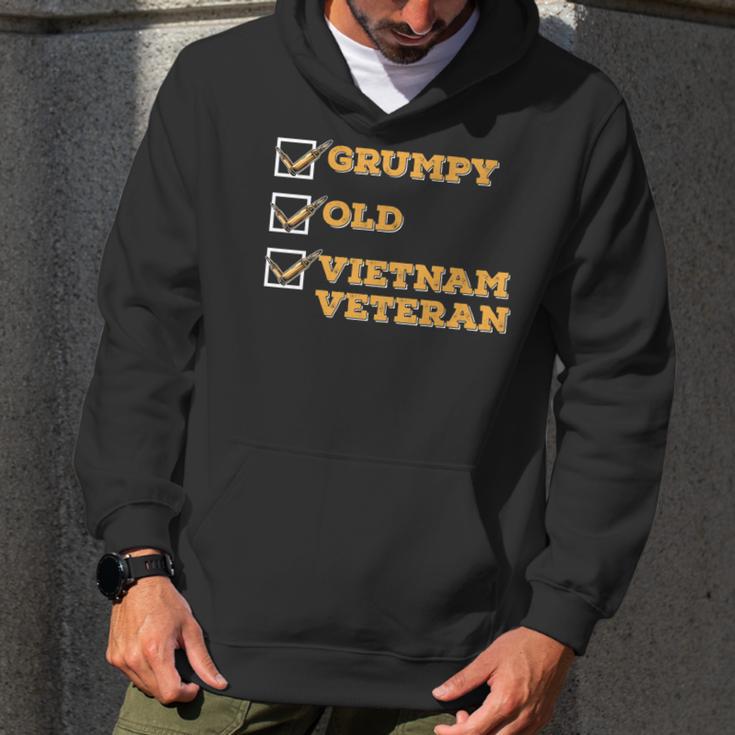 Funny Veteran Grumpy Old Vietnam Veteran Men Hoodie