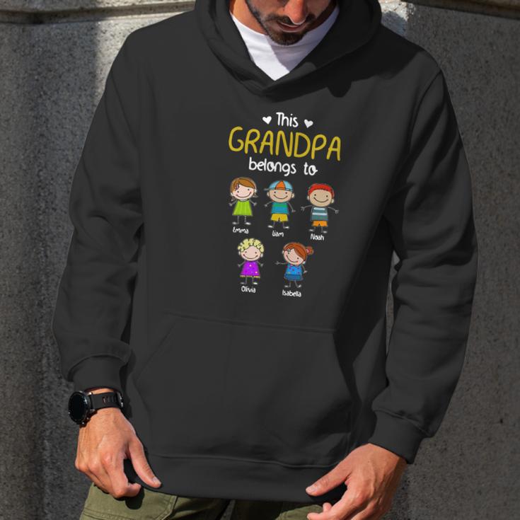 This Grandpa Belong To Emma Liam Noah Shirtc Men Hoodie