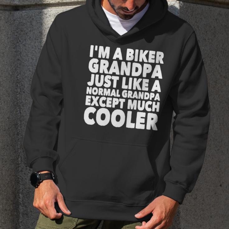 Grandpa - Im A Biker Grandpa Just Like A Normal - Mens T-Shirt By American Apparel Men Hoodie