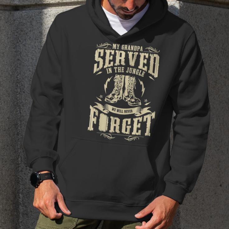 My Grandpa Served In The Jungle Vietnam Veteran Men Hoodie