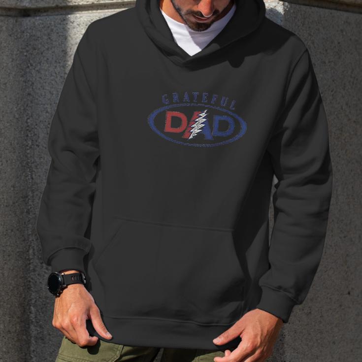 Grateful Dead Mens Grateful Dad Men Hoodie