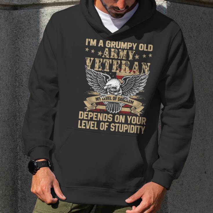 Im A Groumpy Old Army Veteran Men Hoodie