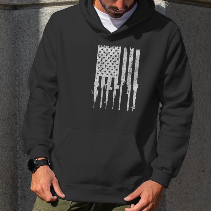 Grunt Style Rifle Flag Mens Men Hoodie