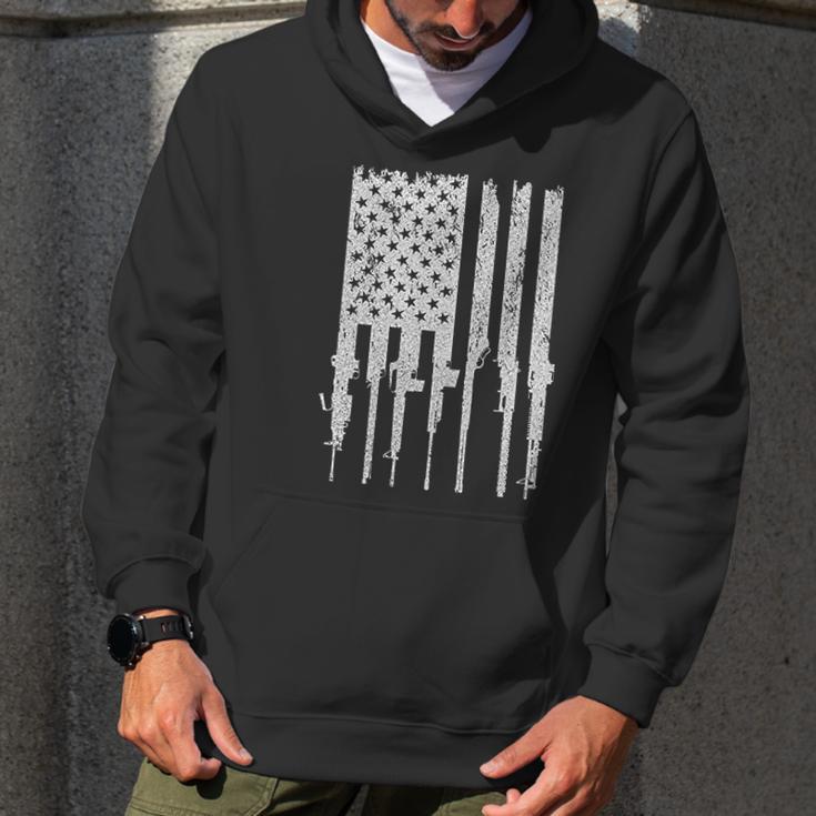 Grunt Style Rifle Flag Mens Men Hoodie