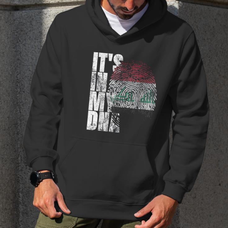 Its In My Dna Iraqi Islamic Persian Gifts Iraq Flag Men Hoodie