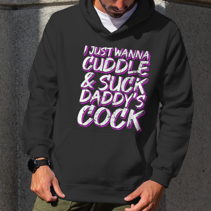 I Just Wanna Cuddle And Suck Daddys Cock Bdsm Sexy Ddlg Men Hoodie