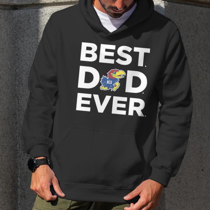 Kansas Jayhawks_Best Dad Ever Men Hoodie