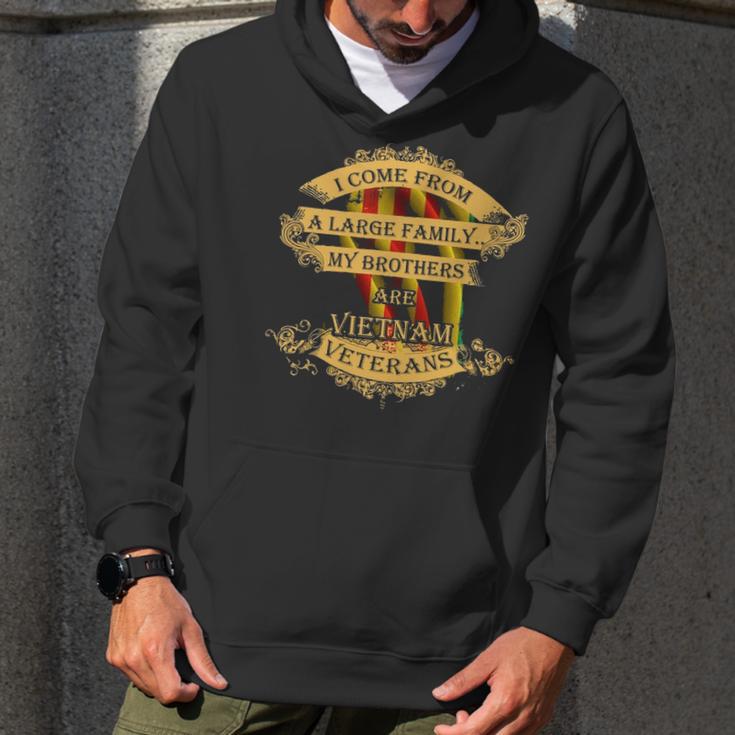 Large Family My Brothers Are Vietnam Veterans Men Hoodie