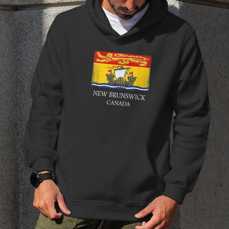 New Brunswick Canada Province Flag Men Hoodie