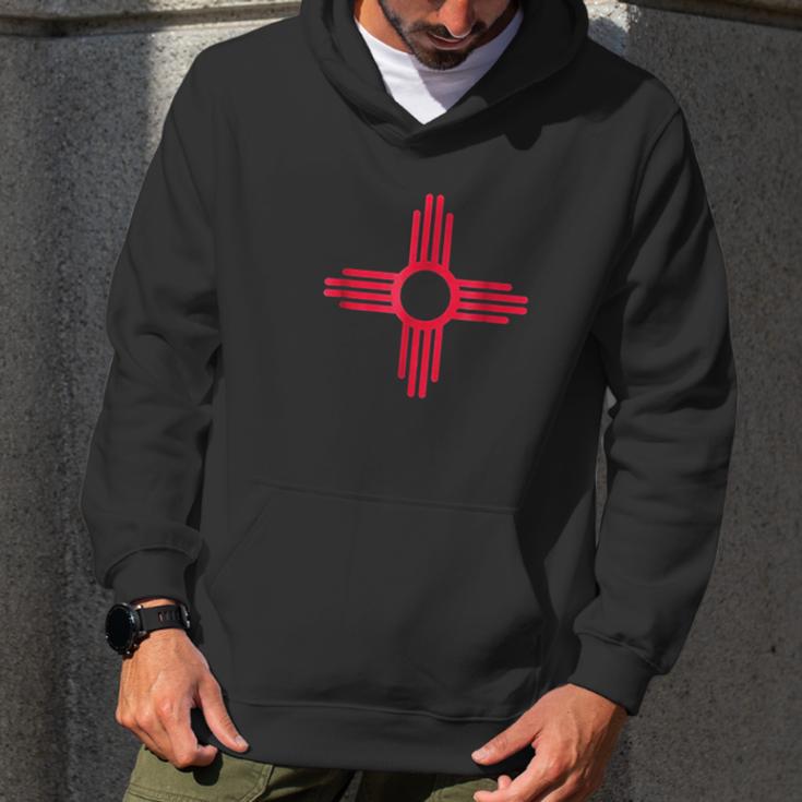 New Mexico Zia New Mexico Flag Art Print Men Hoodie