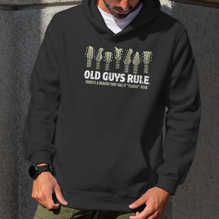 Old Guys Rule Classic Rock Men Hoodie