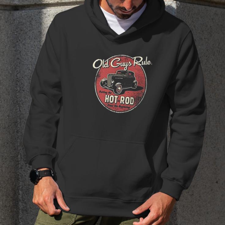 Old Guys Rule Putting The Hot In Rod Men Hoodie