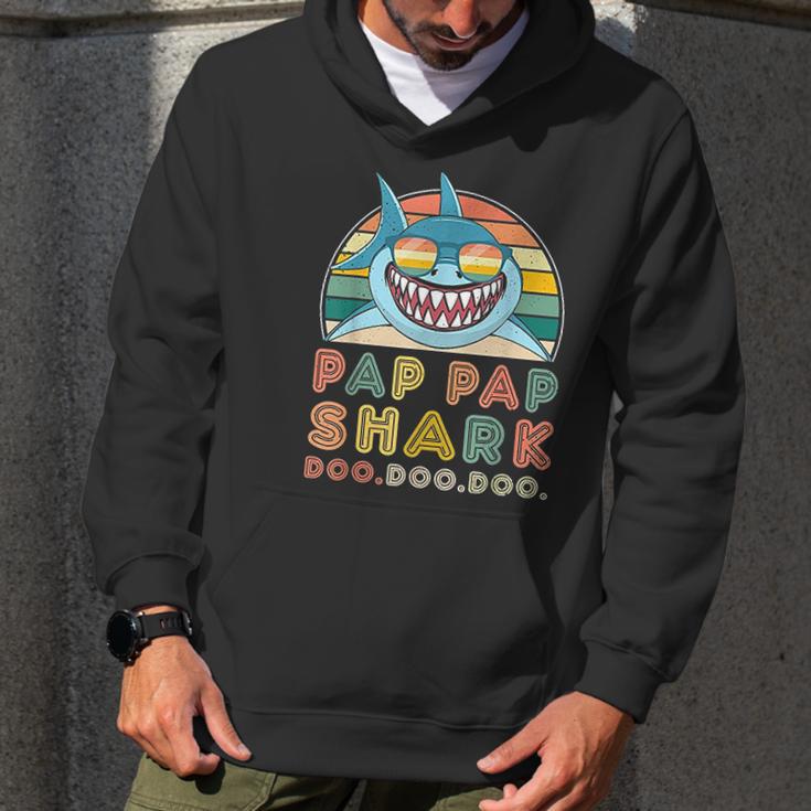 Pap Pap Shark Father Day Gifts For Men Grandpa Shark Men Hoodie