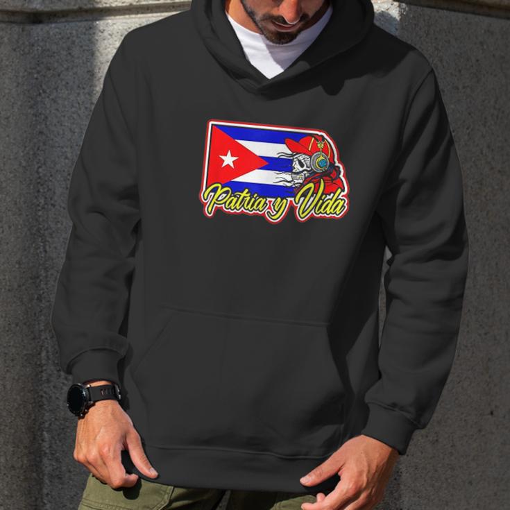 Patria Y Vida Cuba Flag Men Hoodie