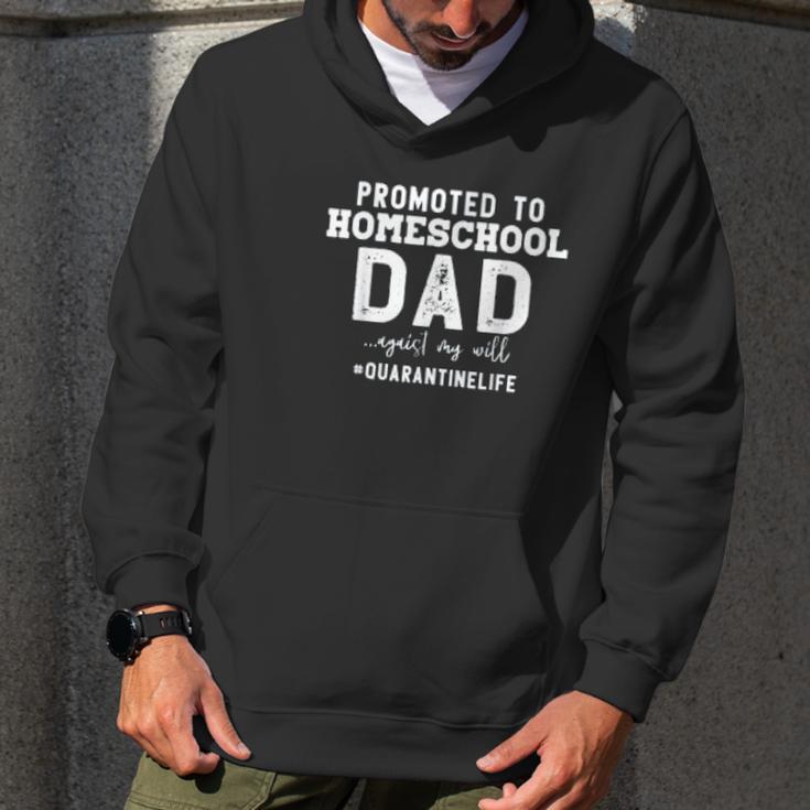 Promoted To Homeschool Dad Social Distancing Men Hoodie