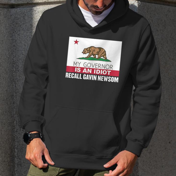 Recall Gavin Newsom California Flag Governor An Idiot Men Hoodie