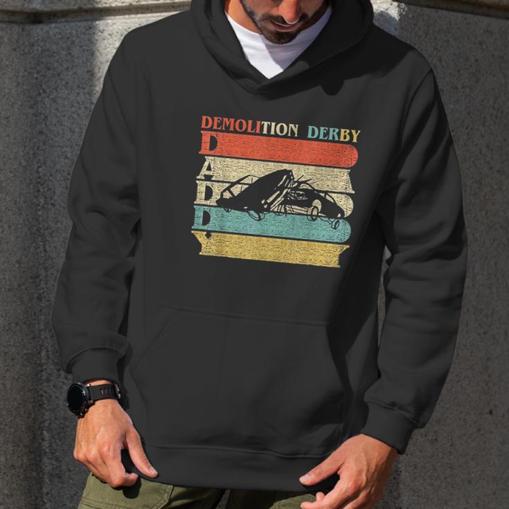 Retro Vintage Daddy Demolition Derby Men Hoodie