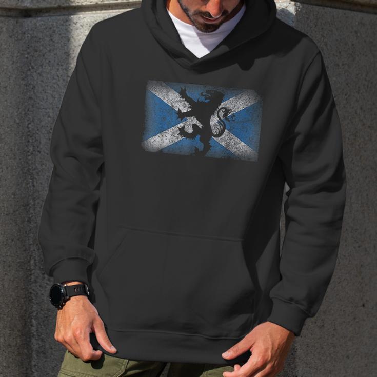 Scotland Flag Lion Rampant Scottish Pride Flag Gift Men Hoodie