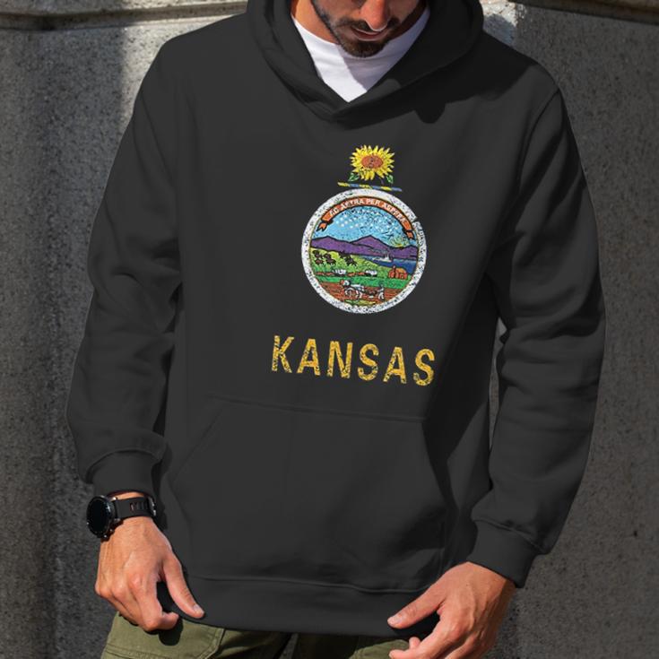 Ugp Campus Apparel State Flag Basic Cotton Men Hoodie