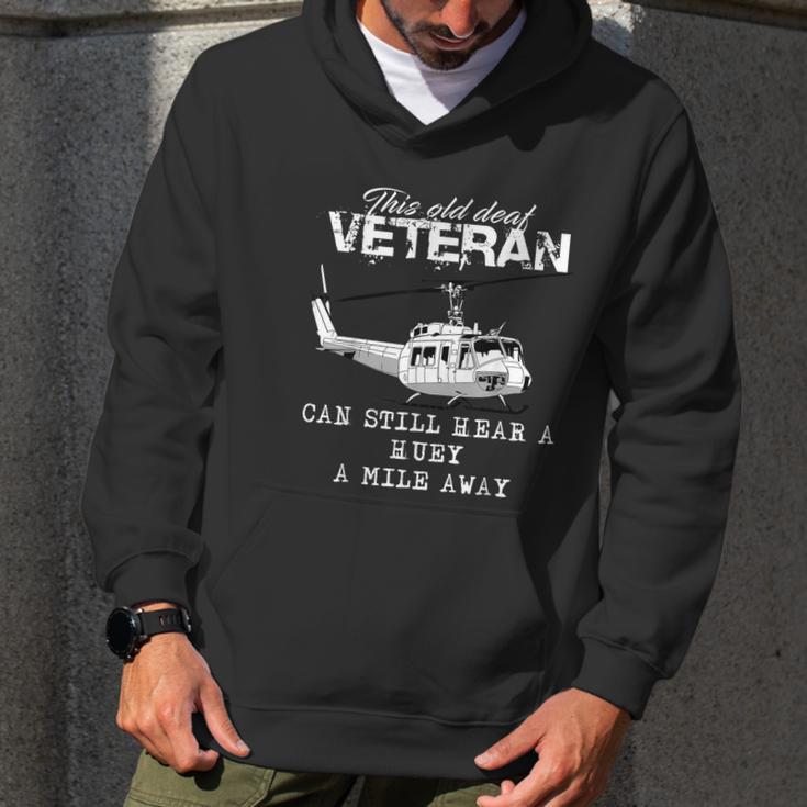 Uh1 Huey Helicopter Army Aviationveteran Graphic Design Printed Casual Daily Basic Men Hoodie