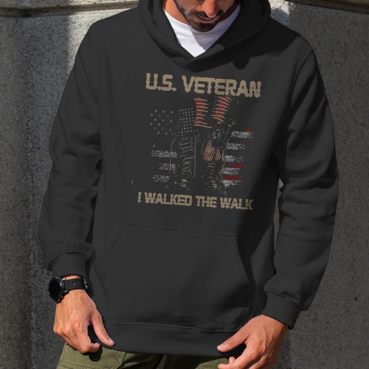 US Veteran I Walked The Walk Impression 2022 Gift Men Hoodie