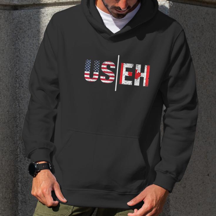 Useh Us Eh Usa Flag Pride Canadian Canada Men Hoodie