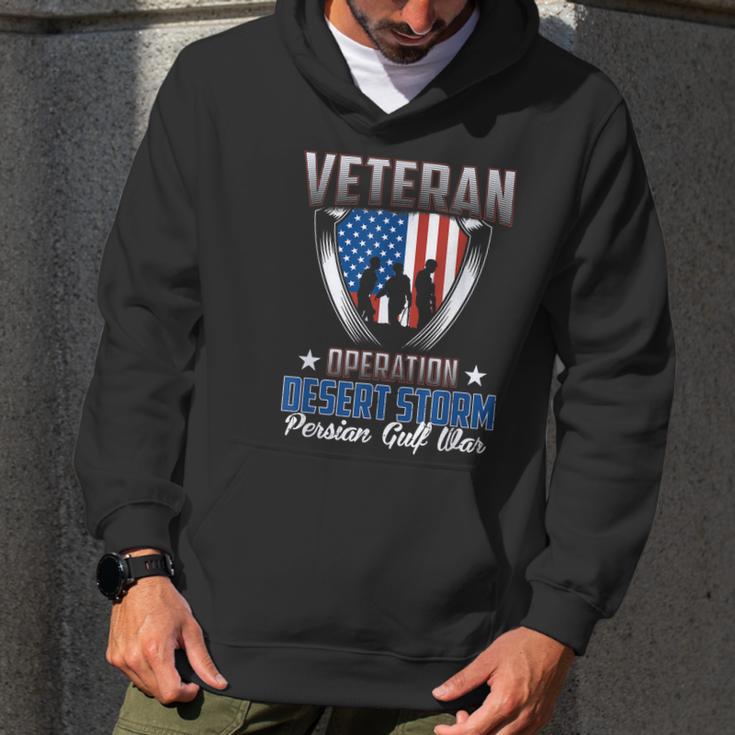 Veteran Operation Desert Storm Persian Gulf War Graphic Design Printed Casual Daily Basic Men Hoodie