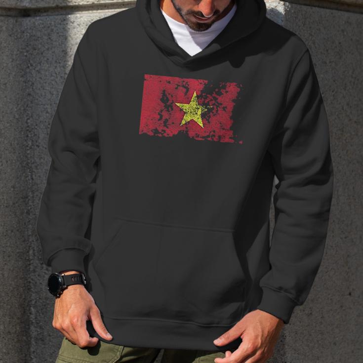 Vietnam Flag Men Hoodie